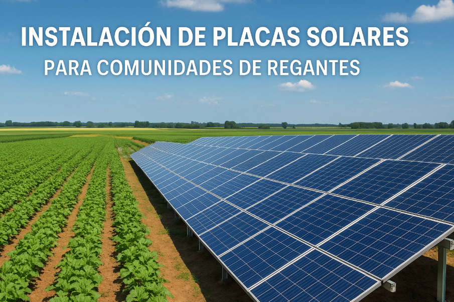 instalacion placas solares en comunidades de regantes