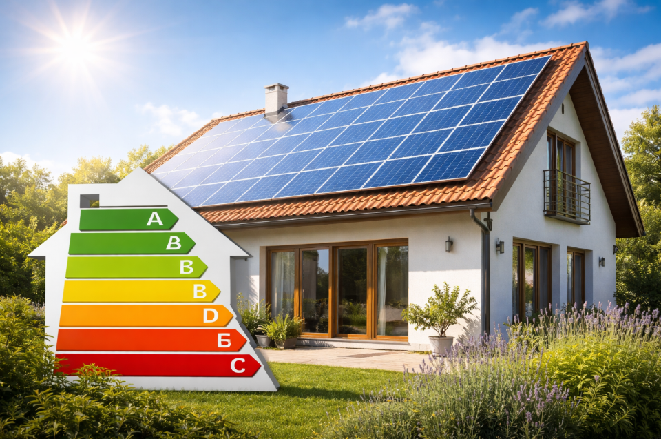 Certificado de Eficiencia Energética tras instalar placas solares