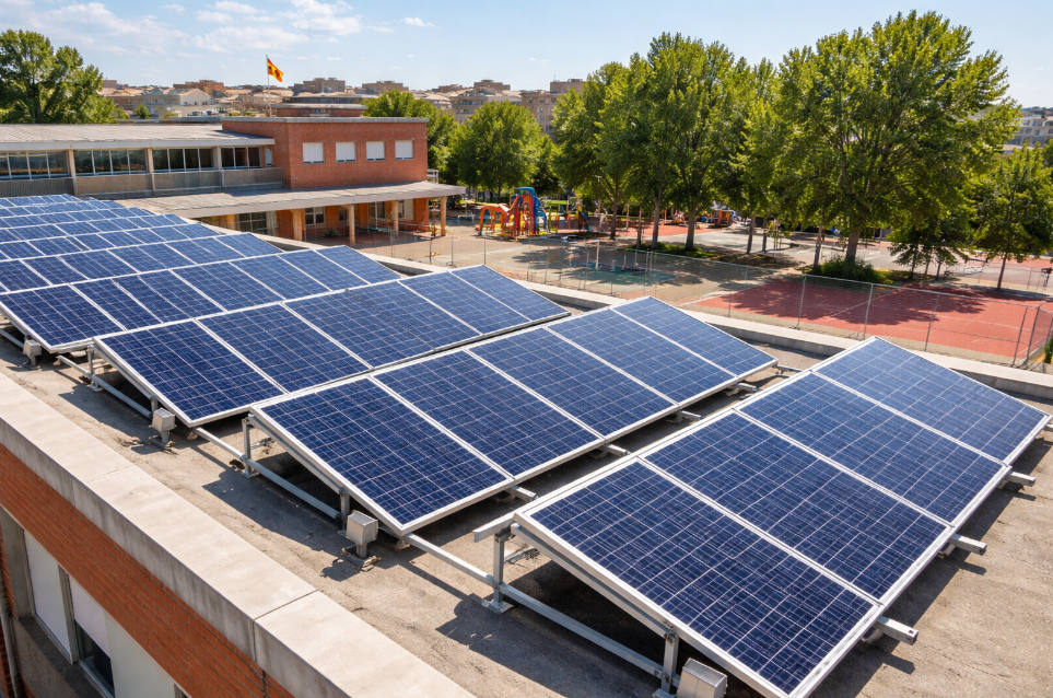 instalaciones de placas solares en edificios publicos