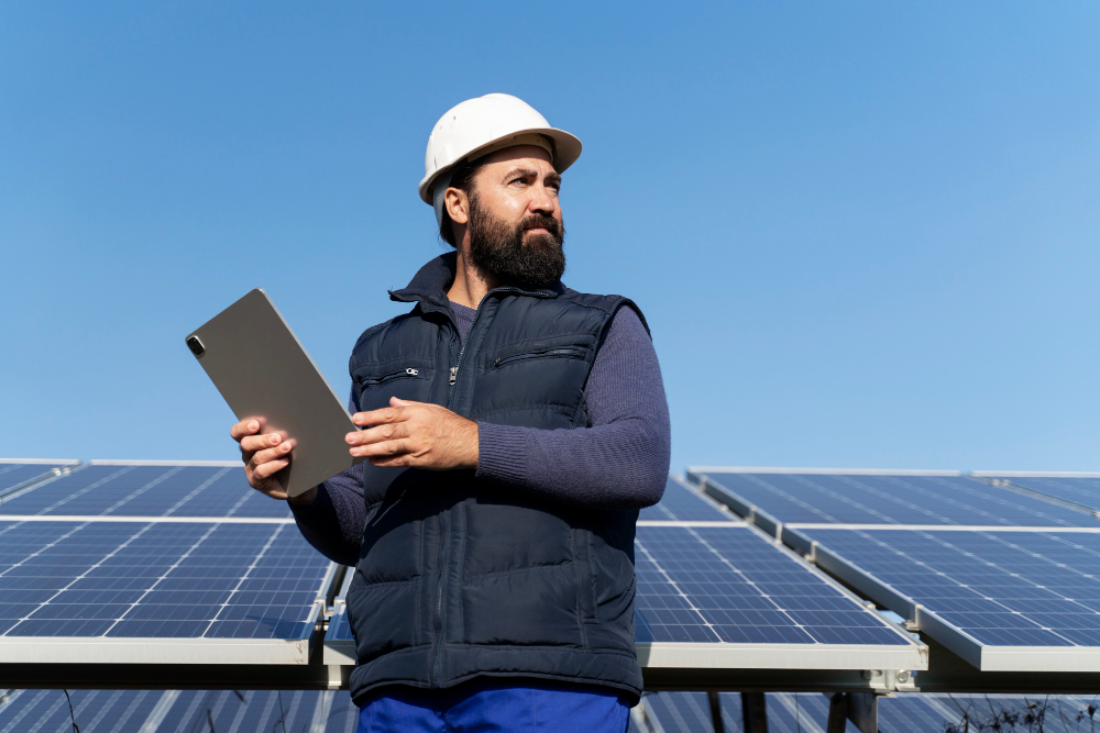 Placas solares y viento